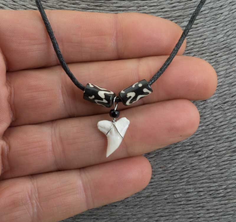 Collier en dent de requin 100 artisanal