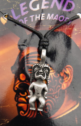 Pendentif Néo-Zélandais Koru Boucle Infinie Étain - Fabrication Française
